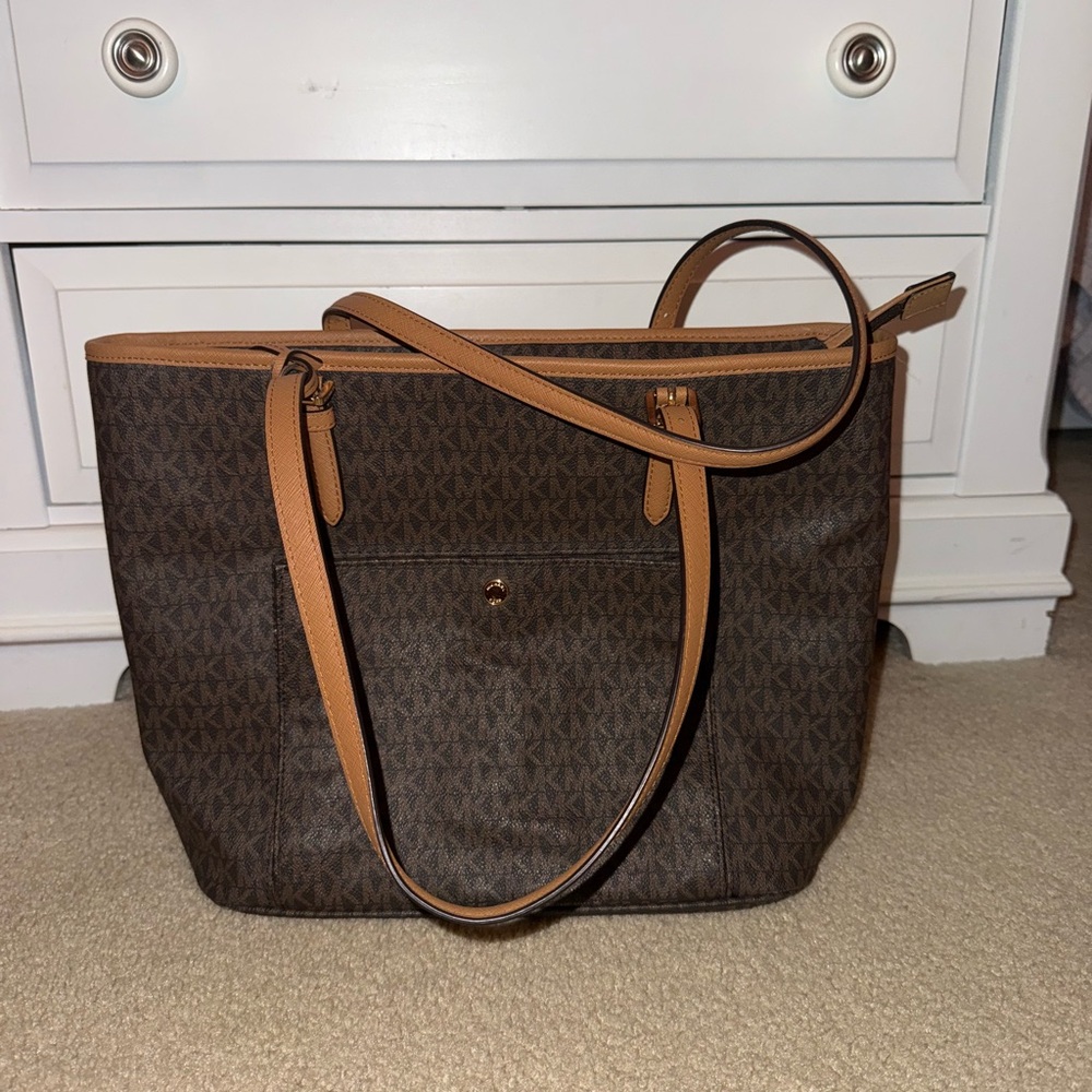 Brown Michael Kors Tote Bag